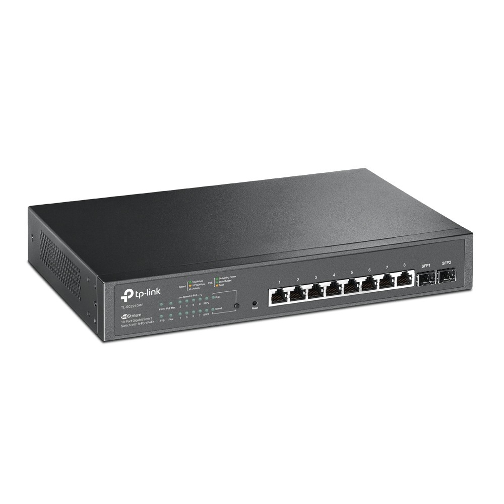 TP-LINK Smart Switch SG2210MP 8xGE PoE+ 2xSFP